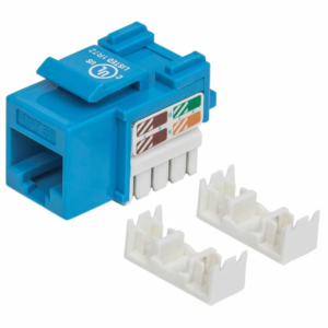 Jack Keystone UTP RJ45 Cat 5E color azul - Intellinet