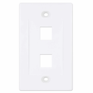 Faceplate 2 salidas color blanco – Intellinet