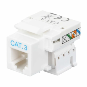 Jack RJ11/RJ12 Keystone color blanco - Intellinet