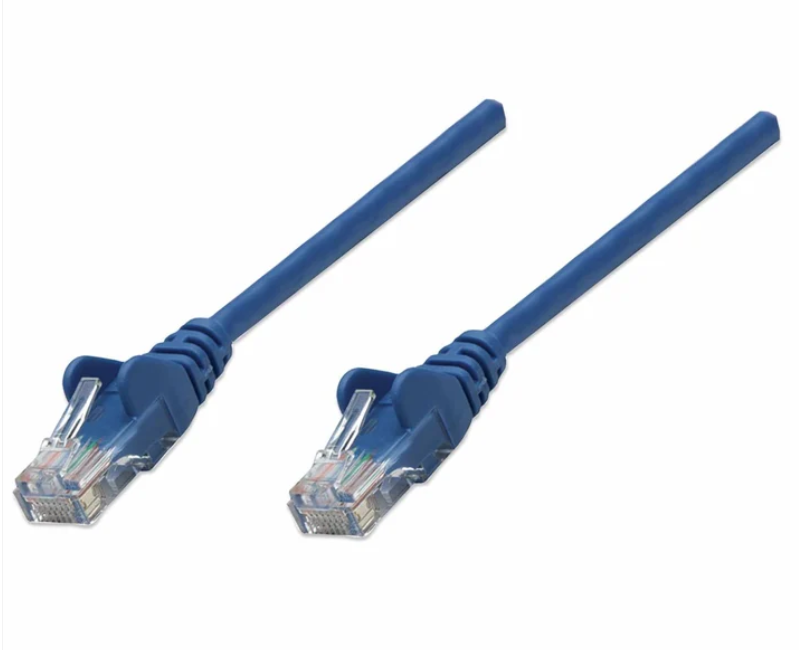 Patch Cord UTP RJ45 Cat 6 de 0.5 m. color azul - Intellinet